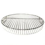 ISO9001 Round Shaped 6mm Flat Industrial Charcoal BBQ Grill