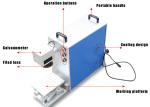 Fiber laser marking engraving machine USB metal/none metal with laptop