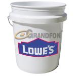 YZ-1200R round plastic buckets semi-automatic 1-color cylindrical screen
