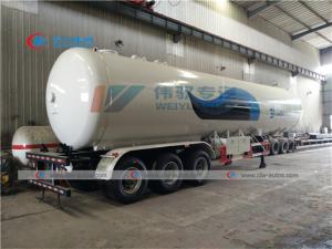 Quality 30 Tons 59600 Liters LPG Tank Trailer For Nigeria wholesale