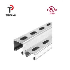 Quality Galvanized Slotted Strut Channel Unistrut 1.5mm - 3.0mm wholesale