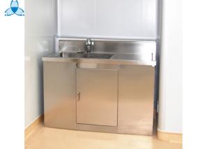 Quality Durable Hospital Wash Tank, Single Bowl Free Standing Washbasin Cabinet wholesale