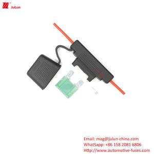 Quality 58v PVC Automotive Fuse Holder Terminals Tinned Brass In Line wholesale