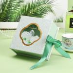 Book Type Magnetic Clousre Paper Packaging Gift Box With Ribbon Custom Logo