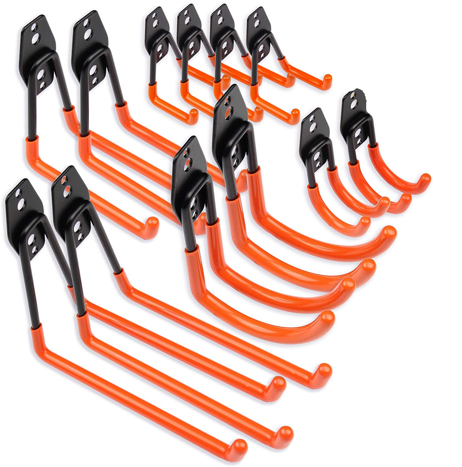 Wall Mount Heavy Duty Tool Rack for Organizing Power Tools and Bulk Items in Your Garage
