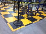 Textured PVC Interlocking Garage Tiles 6.5mm Anti Uv Anti Aging Anti Impact