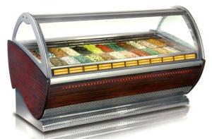 Quality Large Volume Ice Cream Display Freezer Intelligent Precise Temperature Control wholesale