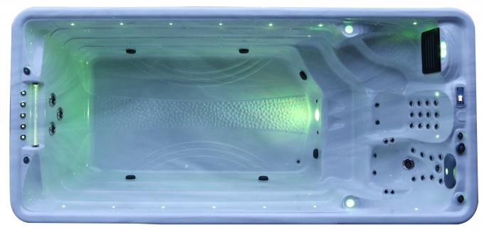 Luxury Endless Swimming Pool For Garden Massage Whirlpool Spa Tubs With Air Jets Jacuzzier Swim Bathtub For Outdoor