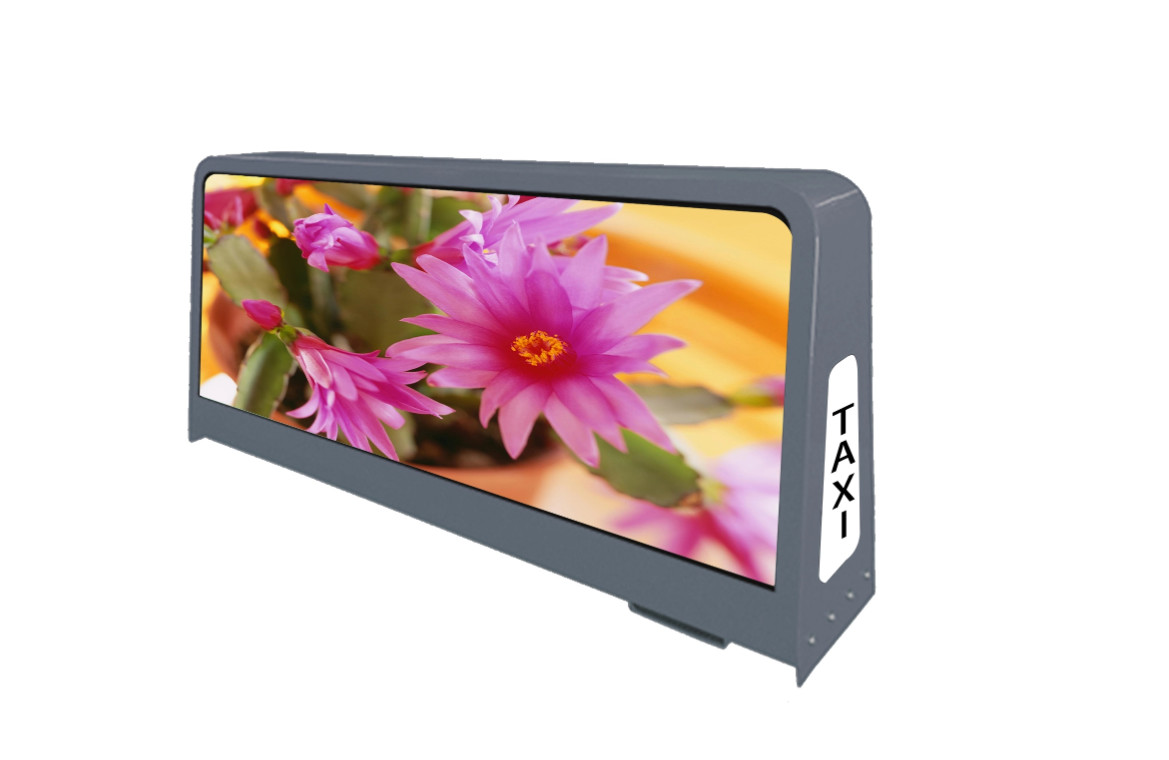 Outdoor full color taxi top screen P5 P4 led display board for moving advertising