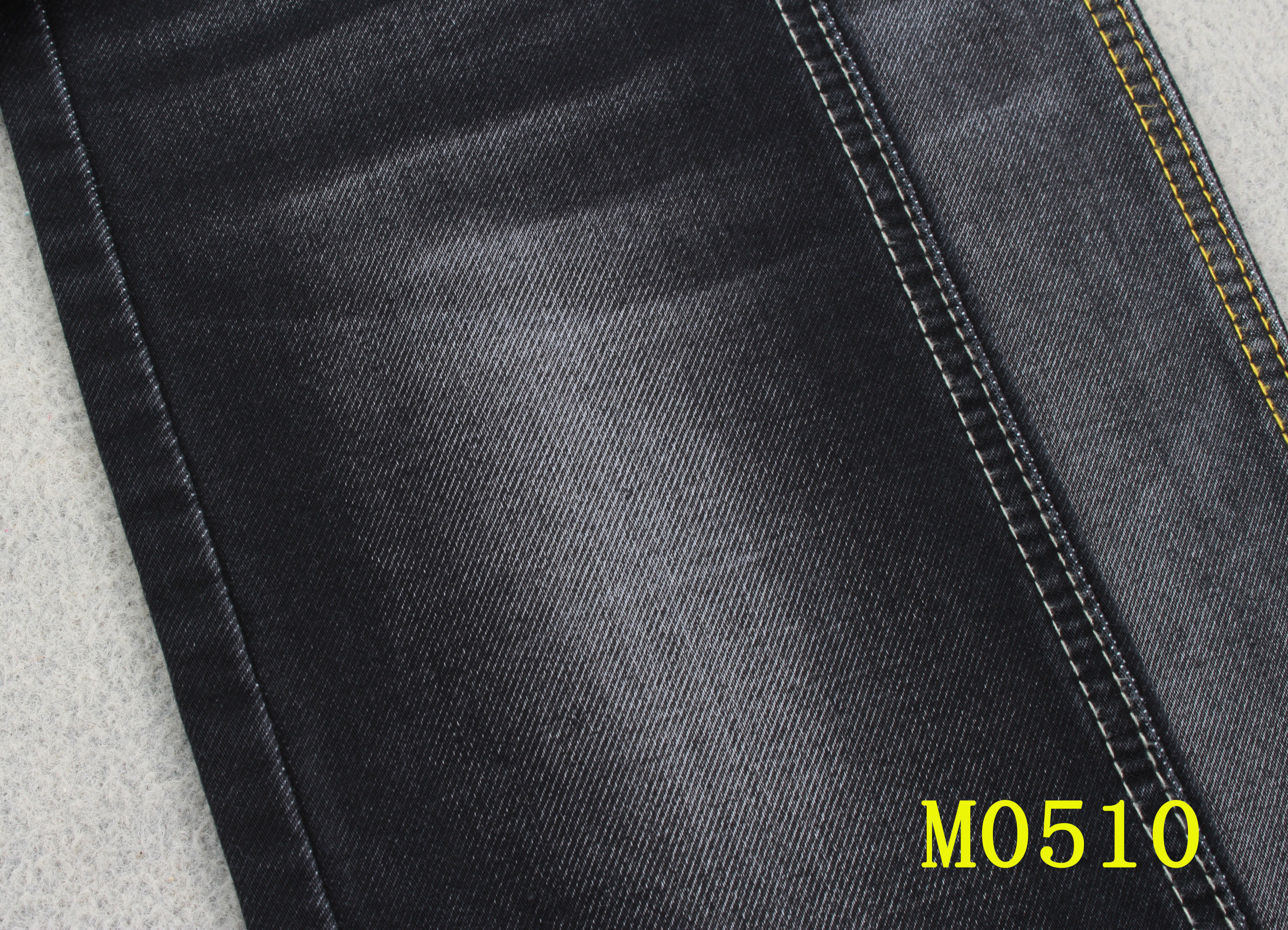 11.6 Oz 58/59" Double Layer Stretch Denim Fabric For Jeans Like Knit Denim Fabric