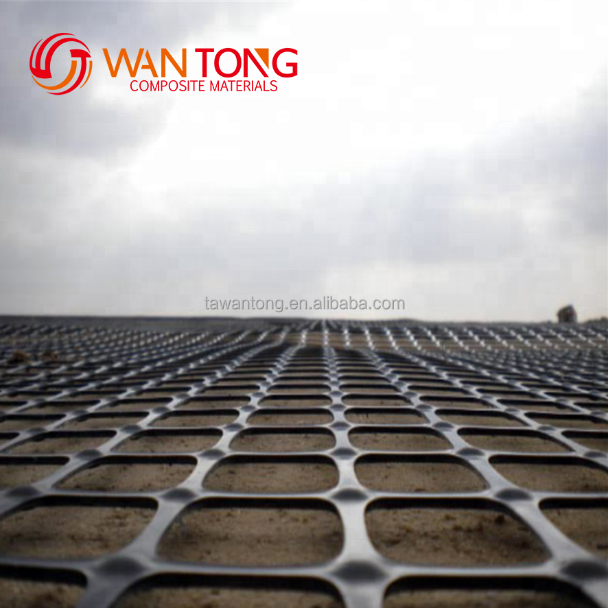 PP Plastic Geogrid Composite Pet Nonwoven Geotextile for Bridge and Tunnel Reinforcement