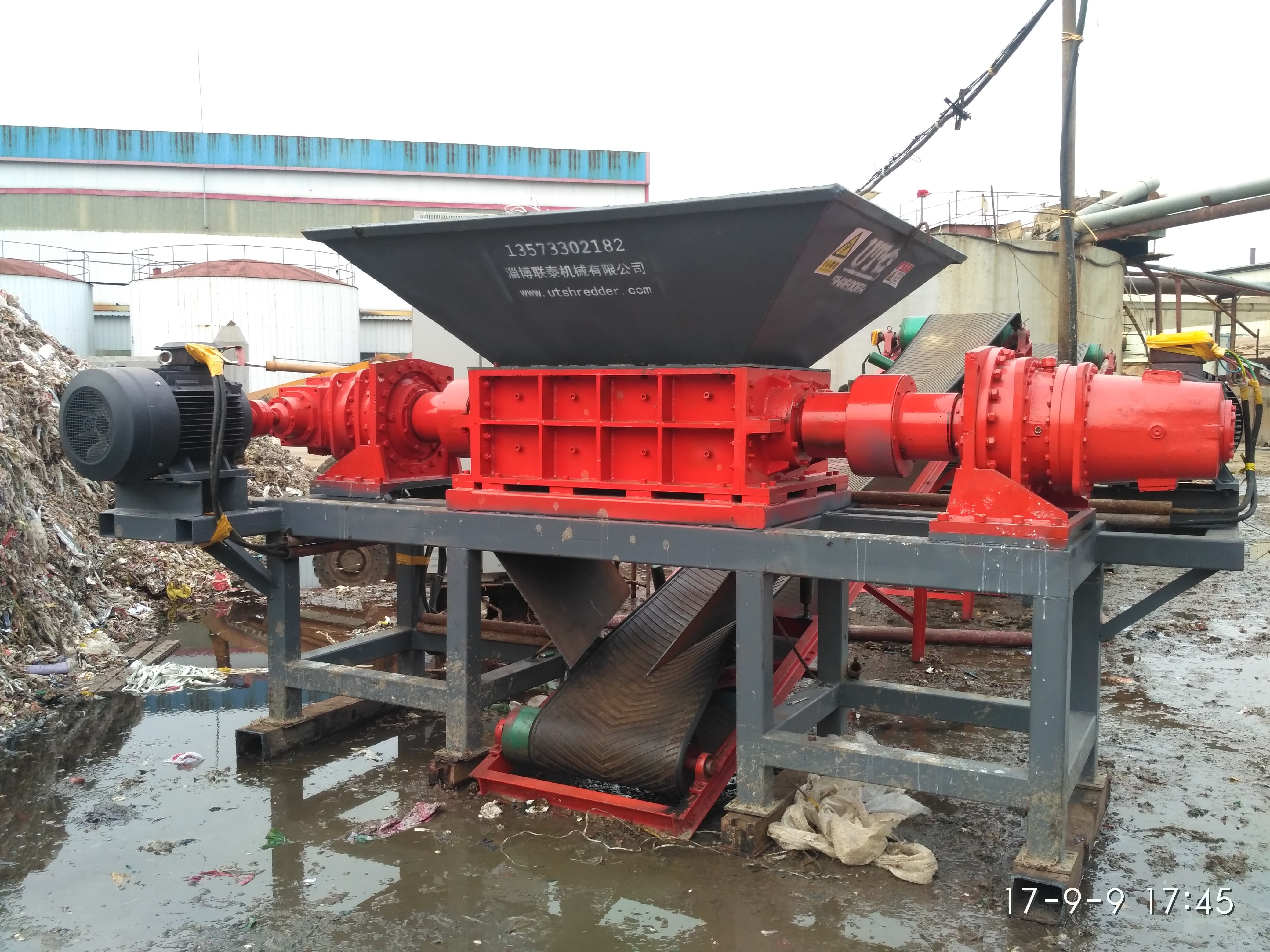 Plastic Waste ragger wire from Paper Factory Shredder & Recycling machine