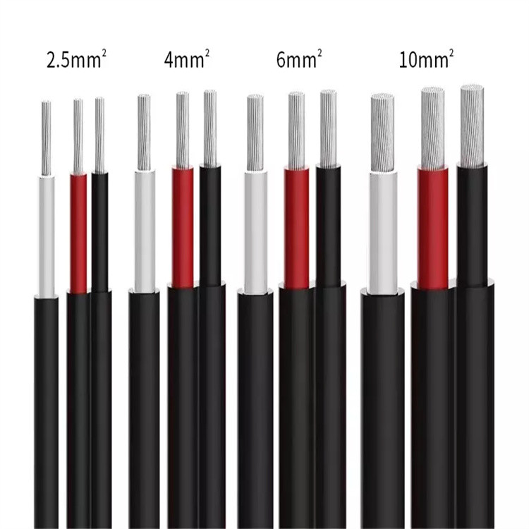 10AWG 2.5mm2 Solar Adapter PV Cable Panel Electric DC Wire Photovoltaic