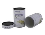 Varnishing Paper Composite Cans 120gsm Material , Cardboard Tube Packaging