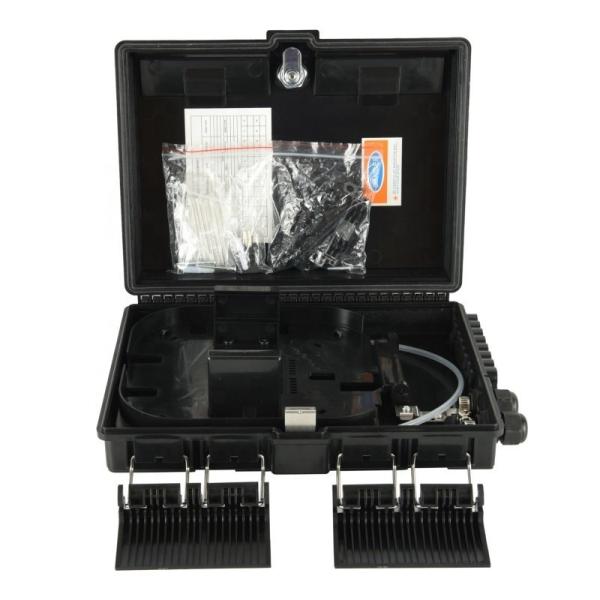 16 Core Black Carton Fiber Optic Distribution Box for FTTH Wall Mounted Terminal