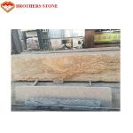 Natural Stone Kashmir Gold Granite Slab For Floor Tile Or Countertop