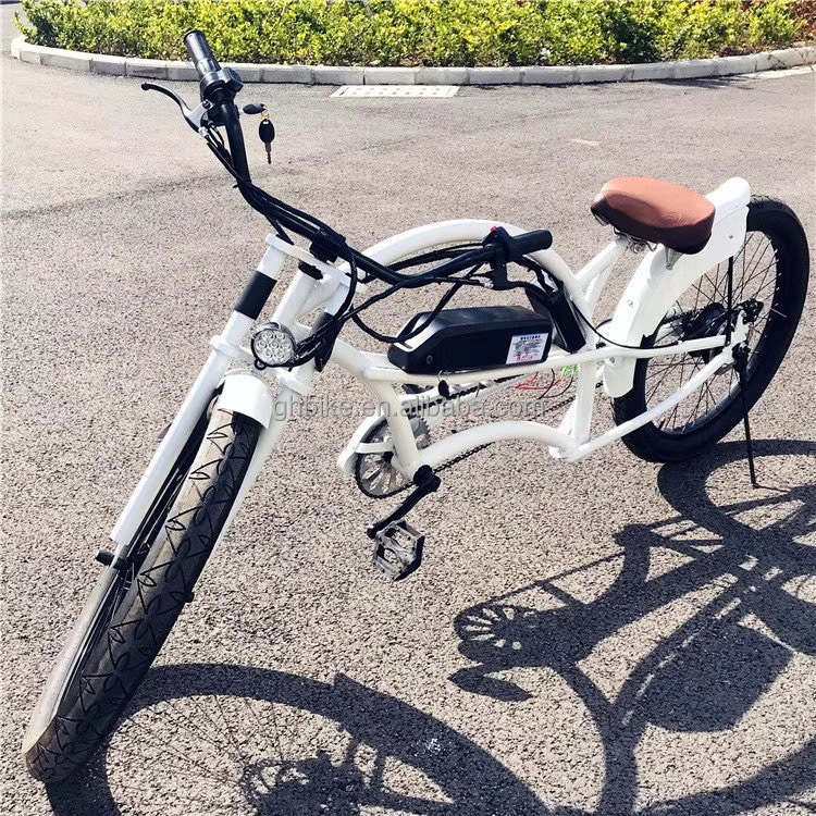 Rear Hub Motor 24inch 48V 1000W 17.5AH EN15194 chopper beach cruiser Electric Bicycle