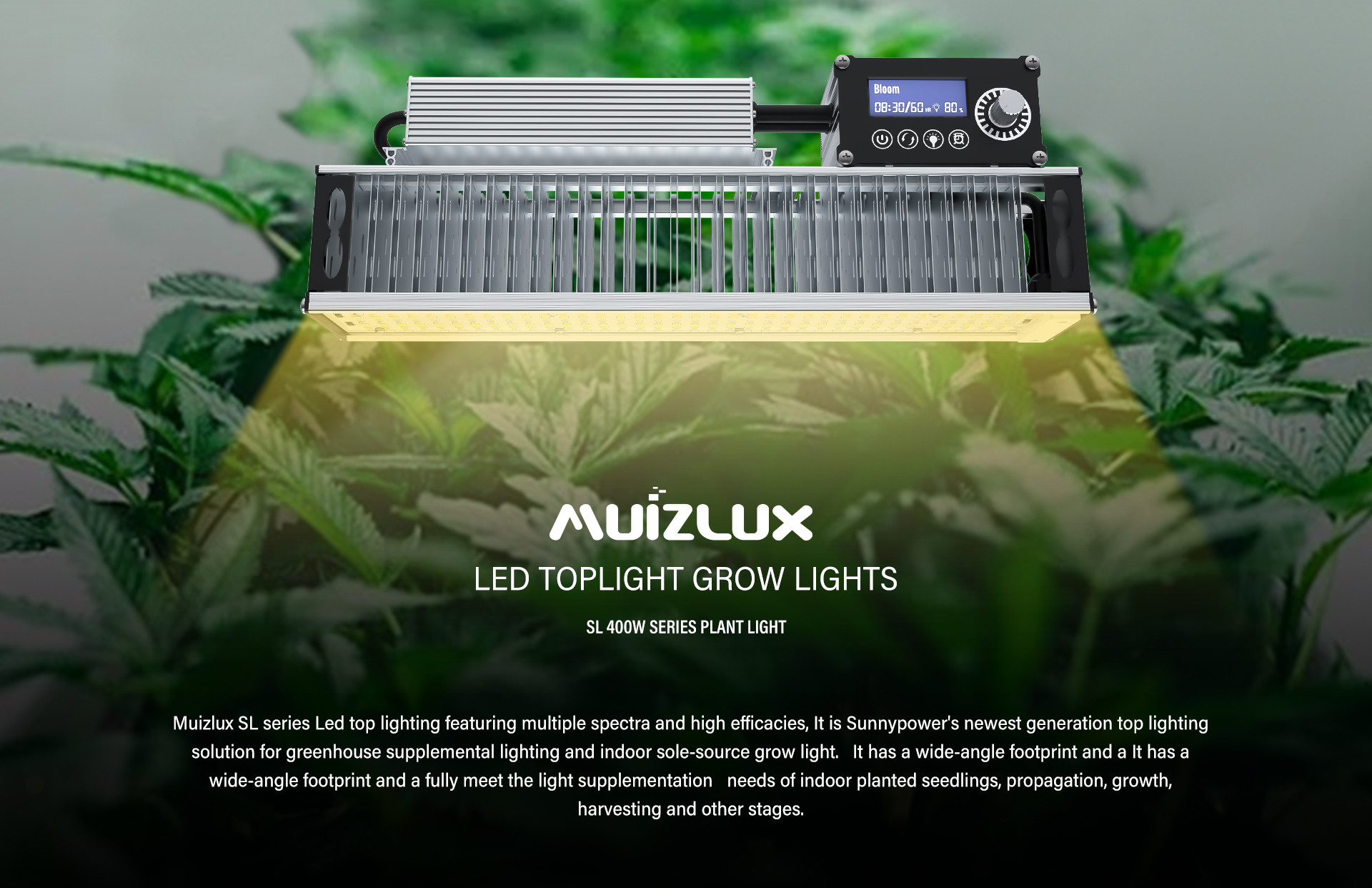 High Efficiency 400w Led Grow Lights For Weed Growing 600W HPS Replace Dimmable Timing Full Spectrum Daisy Chain