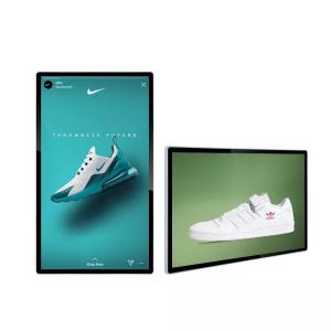 Quality Wall Mount Touch Screen Advertising Display Interactive LCD Battery For Showcase wholesale