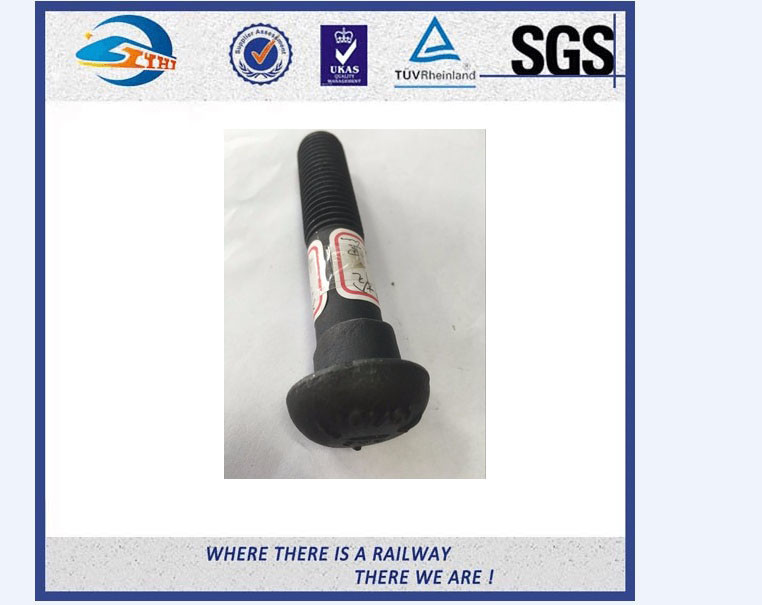 Customized M1.6-M64 Railway Bolt , Half / Full Threaded Bolt And Nut