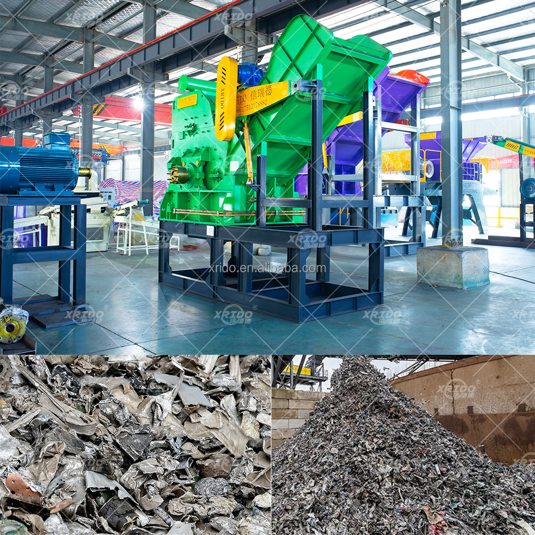 Multifunctional Impact Metal Crusher Scrap Metal Hammer Mill Crusher