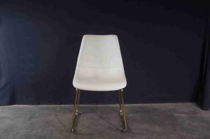 Quality Italian Modern Minimalist Dining Chair Padded Dining Room Chairs Simple Nordic Metal Legs wholesale