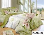 3D Printed Floral Sheet Set 100% Cotton Bedding