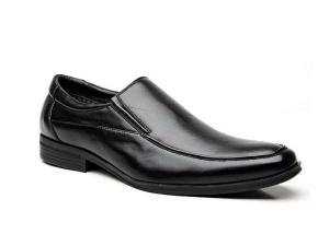 Quality Slip on Loafers Black Durability Mens Casual Dress Shoes For Formal Events wholesale