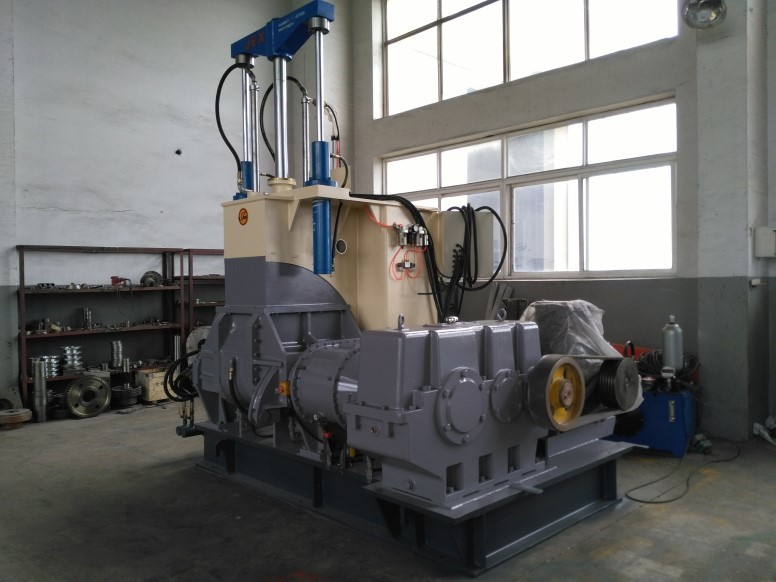 110kW 75L Rubber Kneader With Double Hydraulic Pressure Lid