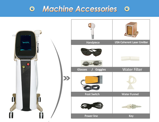Smart 20HZ 808nm Laser Hair Removal Sapphire Alma Soprano Ice Platinum