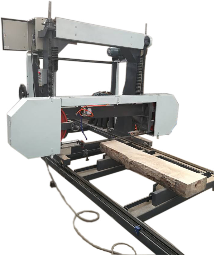 portable wood cutting band saw sawmill/MJ1000 Portable Electric Bandsaw Diesel Powered Sawmill