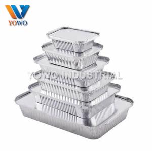 Quality 16oz 175×110×40mm Disposable Aluminum Foil Food Containers wholesale