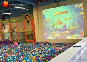 Quality Kids Entertainment Interactive Projector Children Theme Park Ball Pool Zorbing Ball Gaming Equipment wholesale
