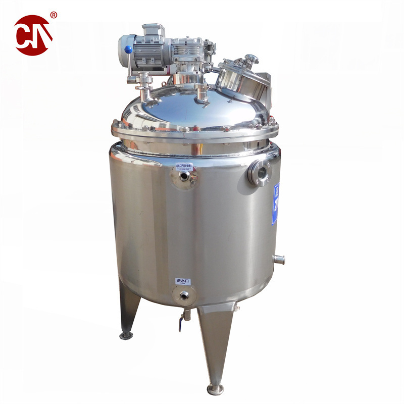 Large Capacity Stainless Steel Beverage Mixing Tank Jam Cooking Mixer Tank Corn Juice Vacuum Mixing Cooking Tank with CE