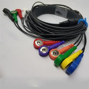 Quality Patient Monitor EKG Cables Snap One Piece 2mm Dia Lead OEM / ODM Service wholesale
