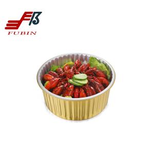China Gold Alloy 8011 Airline Meal Tray for Food Packaging on sale