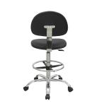 600mm Five Star Foot Diameter Bar Stool Accessories Black Rotary Lift Bar Chairs