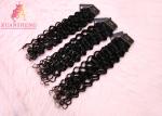 Natural Color Grade 10A Virgin Indian Hair Weave , Italian Curly Indian Virgin