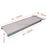 CE Approved Stainless Steel Stretcher Class I Instrument Classification