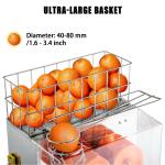 Stainless Steel Automatic Orange Juicer Machine / Fruit Juice Extracting