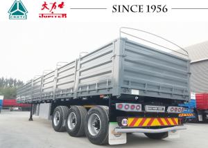 Quality 40T Flatbed Semi Trailer With Dropside Wall Side Wall Semi Trailer For Sale wholesale