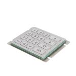 Chinese manufacture 4X4 matrix stainless steel blue led keyboard with pin out