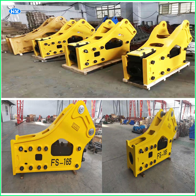 Stone Rock Hydraulic Mini Excavator Pecker Breaker 18-23t Vehicle Weight