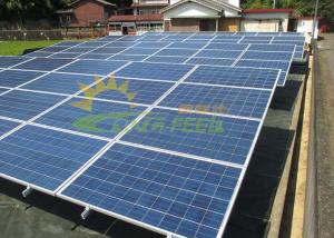 Quality Anodized 12um 6005 Solar Panel Flat Roof Mounting Kits wholesale