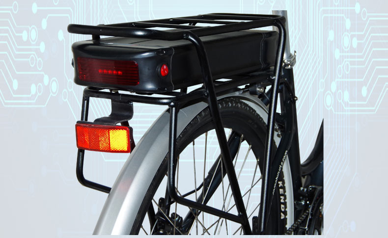 24 Speed Luxury Electric Bicycle 250W 26 Inch E Bike With 48V Lithium Battery