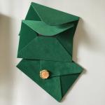 Luxury Small Wedding Invitation Thank You Gift Kraft Cardboard Custom Logo