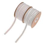 10mm*50y Cotton Stitched Edge Ribbon ISO9001 Custom Cotton Ribbon