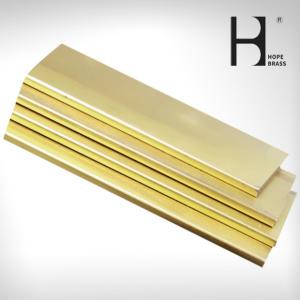 Quality C38500 1m Length Brass Copper Flat Bar Stock With Mill Finishing wholesale