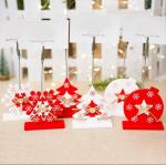 3D Wooden Christmas Gift Christmas Snow Hanging Decoration