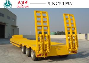 Quality 3 Axle 45Tons Low Bed Container Trailer For Machine Transport wholesale